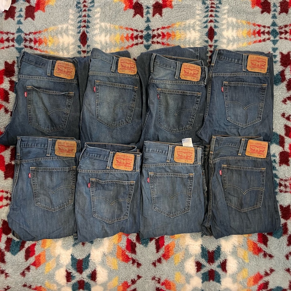 Levi’s 527 Bootcut Denim Jeans EUC Size 38x34